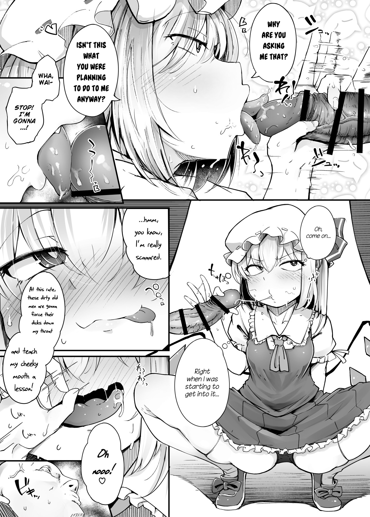 Hentai Manga Comic-Flandre Little Slut VS Five Old Men Trying To Fuck Some Respect Into Her-Read-7